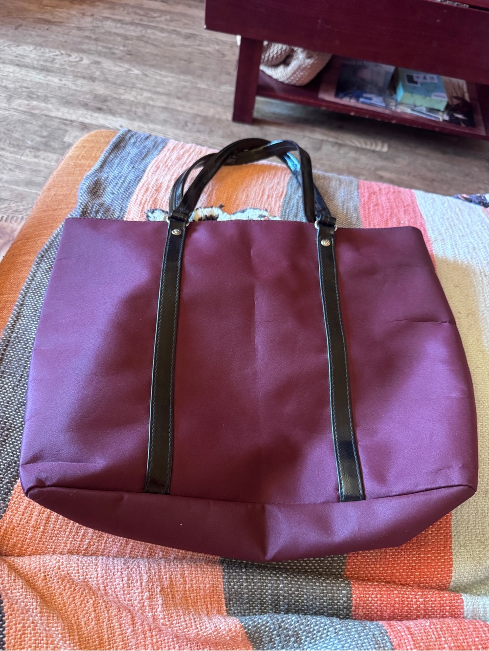 Lancôme Maroon tote, NWOT